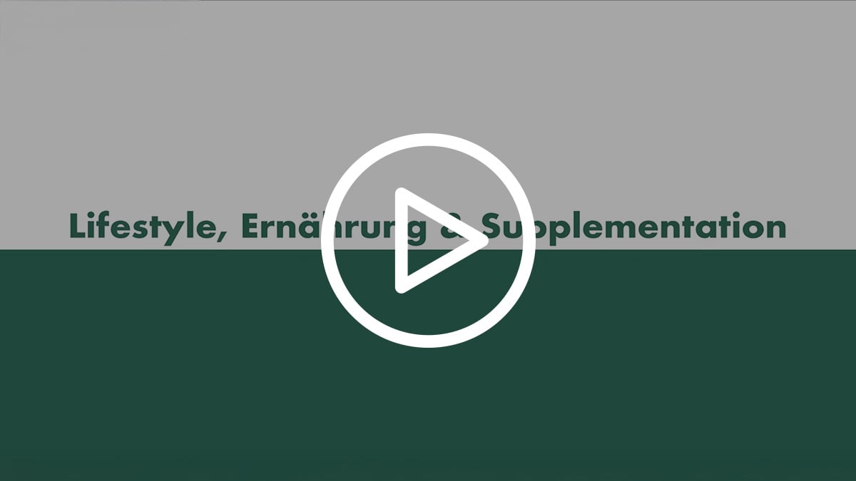 Thumbnail zum Video über Lifestyle, Ernaehrung und Supplementation in der Kinderwunschbehandlung